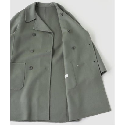 【FOLL / フォル】sp160s wool rever p coat（カーキ）｜詳細画像