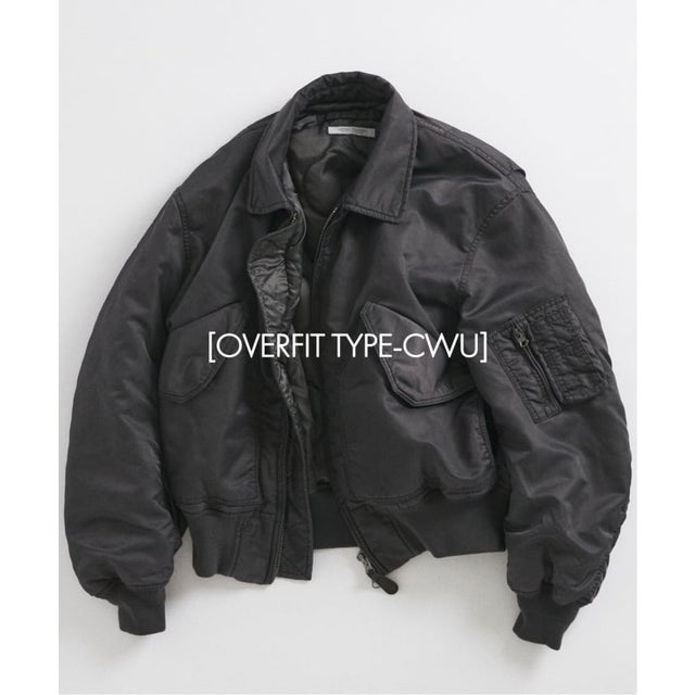《予約》オーバー フィット CWU フライト ジャケット （ブラック A）