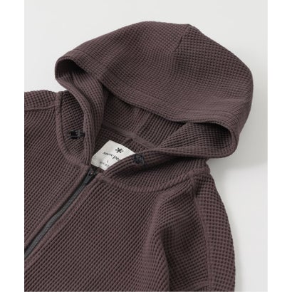 snow peak / スノーピーク Heavyweight Waffle Zip Parka （ブラウン）｜詳細画像