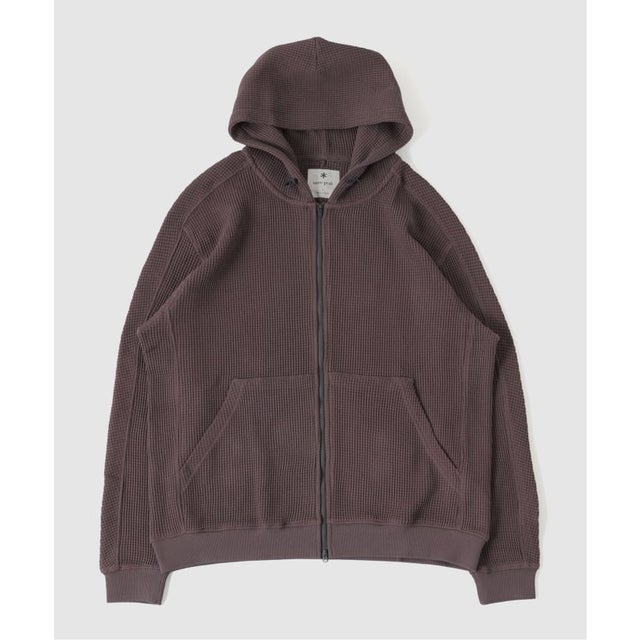 snow peak / スノーピーク Heavyweight Waffle Zip Parka （ブラウン）