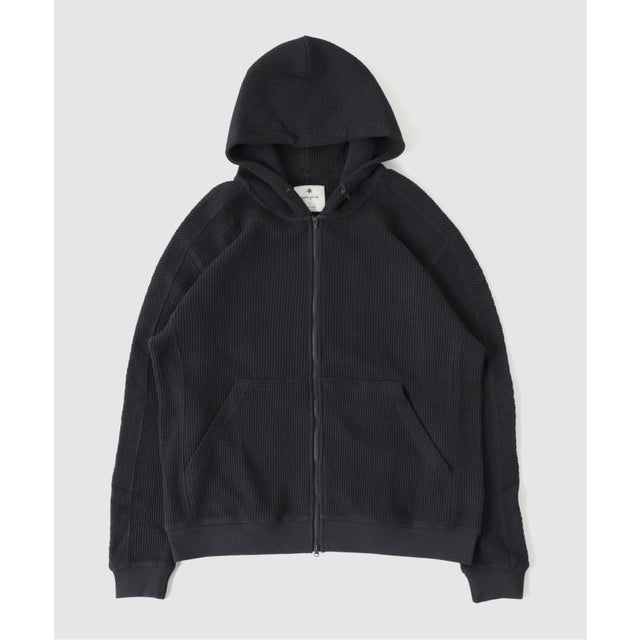 snow peak / スノーピーク Heavyweight Waffle Zip Parka （ブラック）