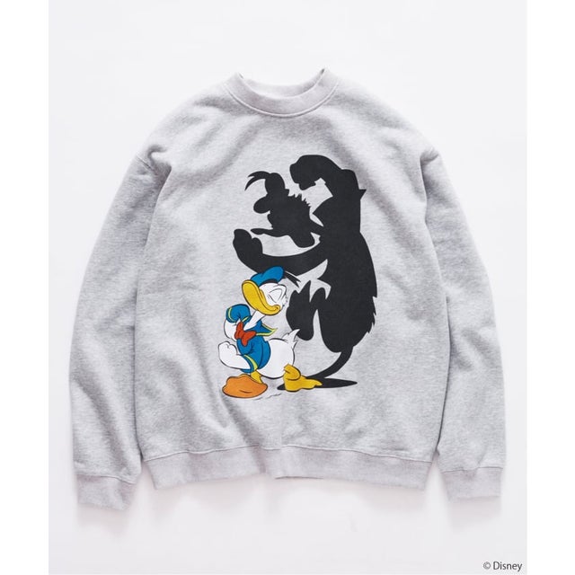 DISNEY / ディズニー プリントスウェット （グレー）