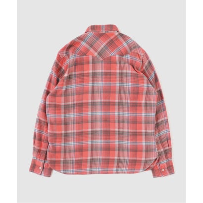 ジャーナルスタンダード JOURNAL STANDARD WYTHE / ワイス WASHED FLANNEL PEARLSNAP SHIRT （ブルー）｜詳細画像