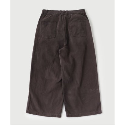 ANACHRONORM / アナクロノーム KERSEY TUCK WIDE PANTS （ブラウン）｜詳細画像