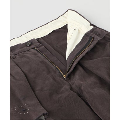 ANACHRONORM / アナクロノーム KERSEY TUCK WIDE PANTS （ブラウン D）｜詳細画像