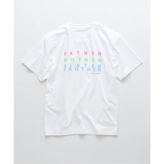 《予約》FATHER MOTHER SISTER BROTHER / ファザーマザーシスターブラザー Tシャツ （ホワイト）