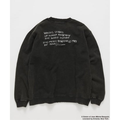 《予約》Jean-Michel Basquiat / ジャン＝ミシェル・バスキア プリントスウェット （ブラック A）｜詳細画像