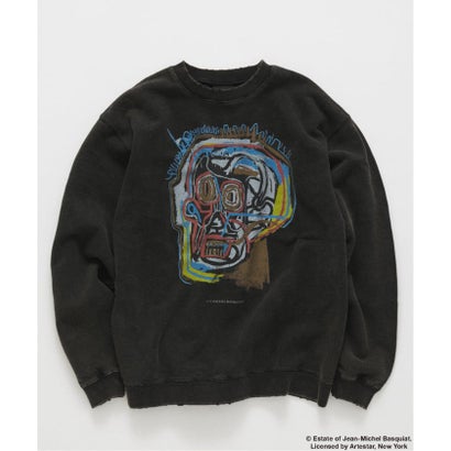 《予約》Jean-Michel Basquiat / ジャン＝ミシェル・バスキア プリントスウェット （ピンク）｜詳細画像