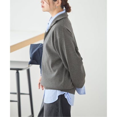 ジャーナルスタンダード JOURNAL STANDARD 《WEB限定》ウォッシャブルTEXBRID ハーフZIP（グレーA）｜詳細画像