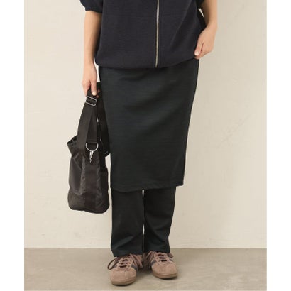 ジャーナルスタンダード JOURNAL STANDARD TWモクロディ スカート レイヤード パンツ（ブラウン）｜詳細画像