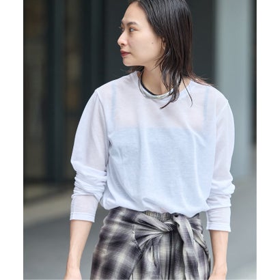 ジャーナルスタンダード JOURNAL STANDARD CPシアースキンロング Tシャツ（ホワイト）｜詳細画像