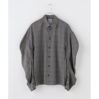 別注【MIOSMOKEY/ミオズモーキー】 for JS PRINT OPEN COLLAR SHRT （グレー）｜詳細画像