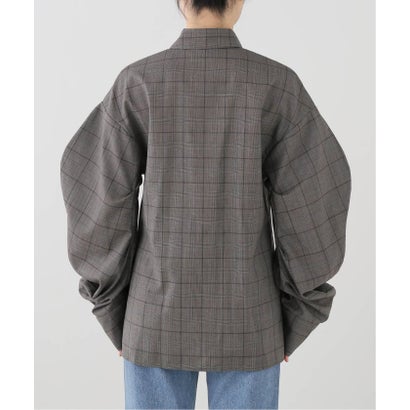 別注【MIOSMOKEY/ミオズモーキー】 for JS PRINT OPEN COLLAR SHRT （グレー）｜詳細画像