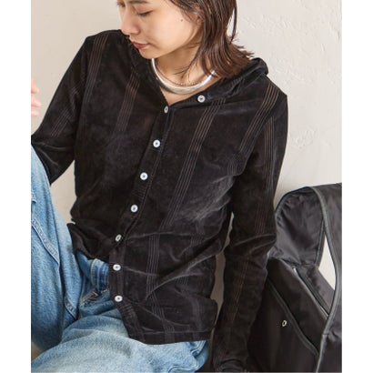 ジャーナルスタンダード JOURNAL STANDARD 別注【MILLER/ミラー】 for JOURNAL STANDARDフロッキーベロアHOODIE（ボルドー）｜詳細画像