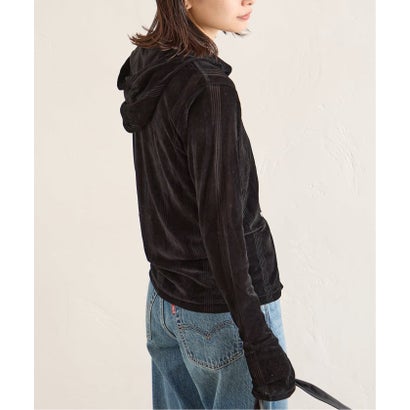 ジャーナルスタンダード JOURNAL STANDARD 別注【MILLER/ミラー】 for JOURNAL STANDARDフロッキーベロアHOODIE（ボルドー）｜詳細画像