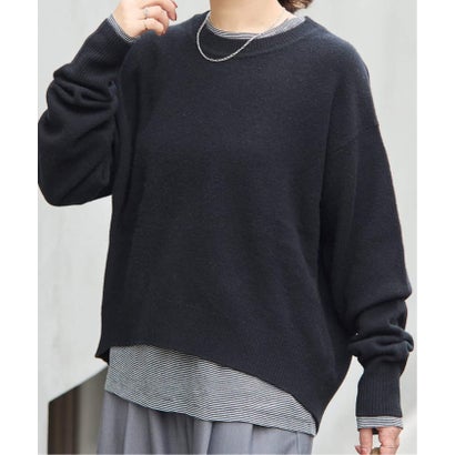 シアーコットンクルーネック TEE （ブラック A）｜詳細画像