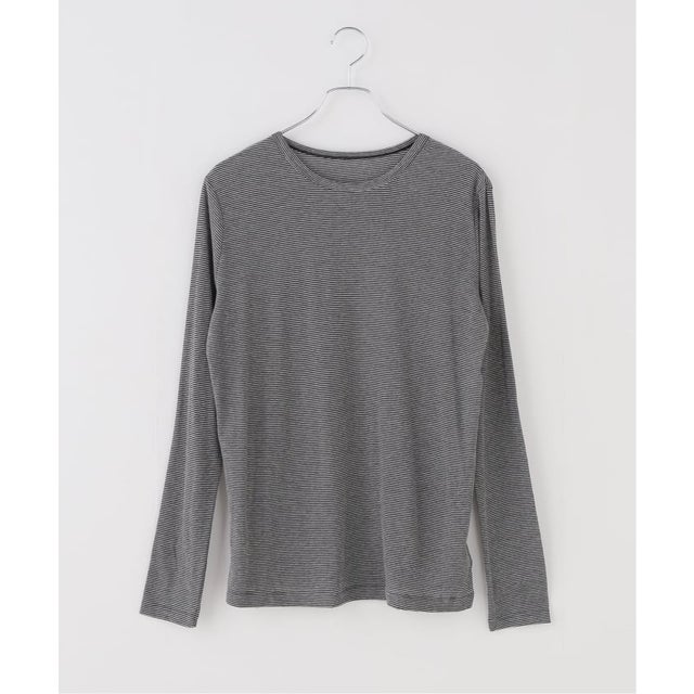 シアーコットンクルーネック TEE （ブラック A）
