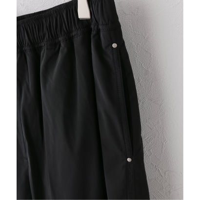 【LOW CLASSIC/ロウ クラシック】 Fleece-lined volume leg pant （ブラック）｜詳細画像