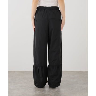 【LOW CLASSIC/ロウ クラシック】 Fleece-lined volume leg pant （ブラック）｜詳細画像