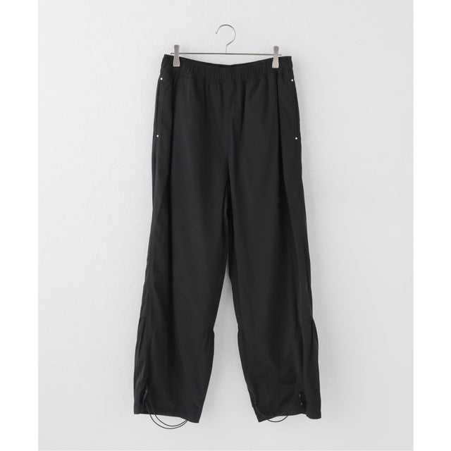 【LOW CLASSIC/ロウ クラシック】 Fleece-lined volume leg pant （ブラック）