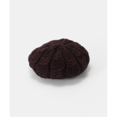ジャーナルスタンダード JOURNAL STANDARD 【SIGNA1925/シグナ1925】CABLE KNIT BERET （ブラック）｜詳細画像