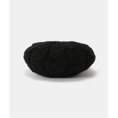 ジャーナルスタンダード JOURNAL STANDARD 【SIGNA1925/シグナ1925】CABLE KNIT BERET （ブラック）｜詳細画像
