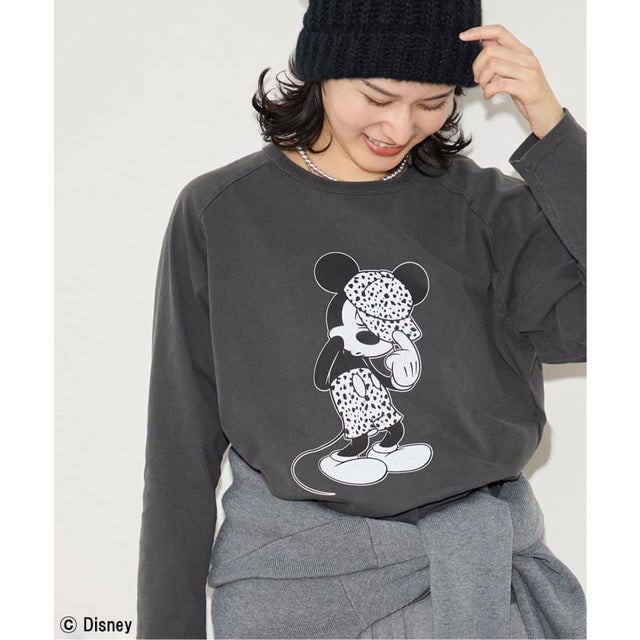 《予約》MICKEY / JS ラグランロングTシャツ （ブラック A）