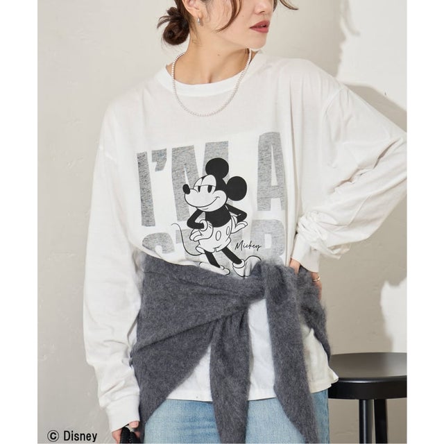 《予約》MICKEY / JS シアーロングTシャツ （ホワイト B）