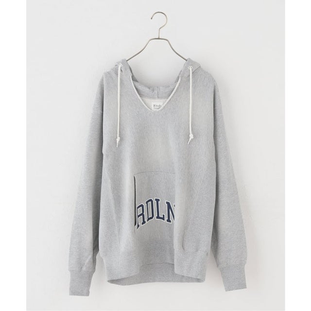 【RHODOLIRION/ロドリリオン】 Logotype Hoodie Sweatshirt （グレー）