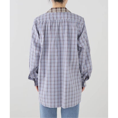 ジャーナルスタンダード JOURNAL STANDARD 【RHODOLIRION/ロドリリオン】 Double Layer Work Shirt - Pl （ブルー A）｜詳細画像