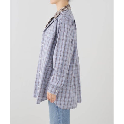 ジャーナルスタンダード JOURNAL STANDARD 【RHODOLIRION/ロドリリオン】 Double Layer Work Shirt - Pl （ブルー A）｜詳細画像