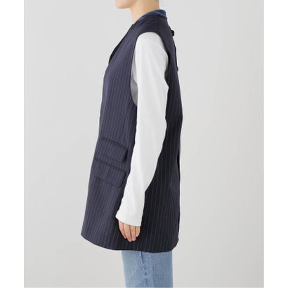 【RHODOLIRION/ロドリリオン】 Change Pocket Vest - Gabardi （ネイビー）｜詳細画像