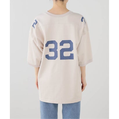 ジャーナルスタンダード JOURNAL STANDARD 【RHODOLIRION/ロドリリオン】 Damaged Football Tee （ベージュ）｜詳細画像