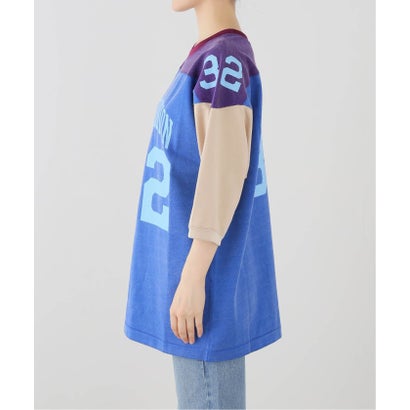 ジャーナルスタンダード JOURNAL STANDARD 【RHODOLIRION/ロドリリオン】Damaged Football Tee - Color （その他カラー K）｜詳細画像