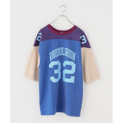 ジャーナルスタンダード JOURNAL STANDARD 【RHODOLIRION/ロドリリオン】Damaged Football Tee - Color （その他カラー K）｜詳細画像