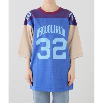 ジャーナルスタンダード JOURNAL STANDARD 【RHODOLIRION/ロドリリオン】Damaged Football Tee - Color （その他カラー K）｜詳細画像