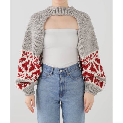 ジャーナルスタンダード JOURNAL STANDARD 【RHODOLIRION/ロドリリオン】Cowichan Knit Bolero （ベージュ）｜詳細画像