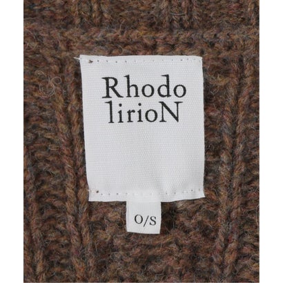 【RHODOLIRION/ロドリリオン】Aran Cardigan （ブラウン）｜詳細画像