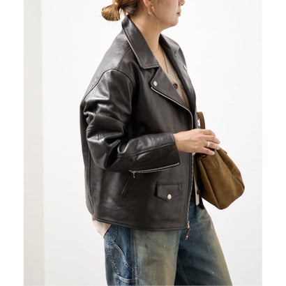 《追加予約》別注【Schott/ショット】for JS ラムレザー ダブルライダース ジャケット （ブラック）｜詳細画像