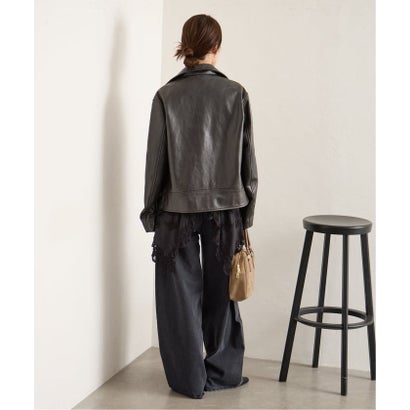 《追加予約》別注【Schott/ショット】for JS ラムレザー ダブルライダース ジャケット （ブラック）｜詳細画像