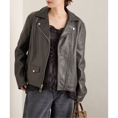 《追加予約》別注【Schott/ショット】for JS ラムレザー ダブルライダース ジャケット （ブラック）｜詳細画像