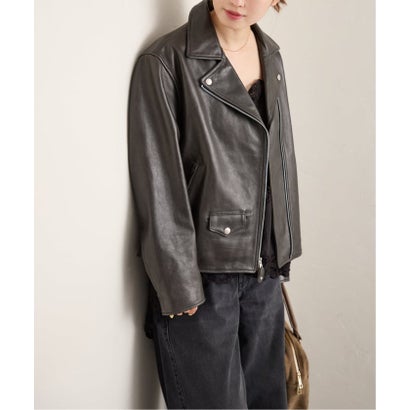 《追加予約》別注【Schott/ショット】for JS ラムレザー ダブルライダース ジャケット （ブラック）｜詳細画像