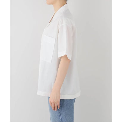 【T/H/ティーバイエイチ】 JOURNAL STANDARD S/S シシュウシャツ （ホワイト）｜詳細画像