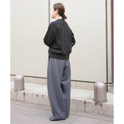 ジャーナルスタンダード JOURNAL STANDARD コットンウールクルーネックカーディガン （パープル）｜詳細画像