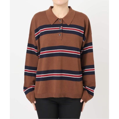 ジャーナルスタンダード JOURNAL STANDARD 《WEB限定追加予約2》ラガーニットロングシャツ （ブラウン）｜詳細画像
