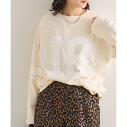 ジャーナルスタンダード JOURNAL STANDARD 《予約》2WAY FOOTBALL TEE （ナチュラル）｜詳細画像