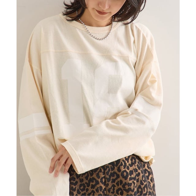 《予約》2WAY FOOTBALL TEE （ナチュラル）