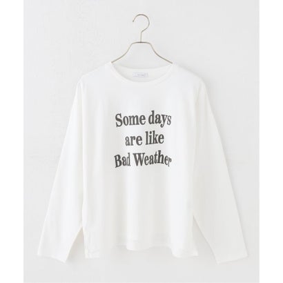 WASHOUT LOGO LONG TEE （ホワイト）｜詳細画像