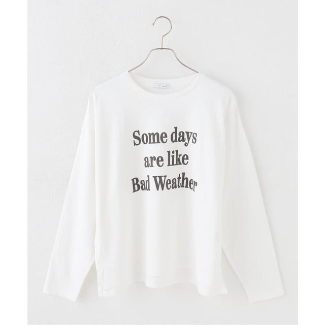 WASHOUT LOGO LONG TEE （ホワイト）