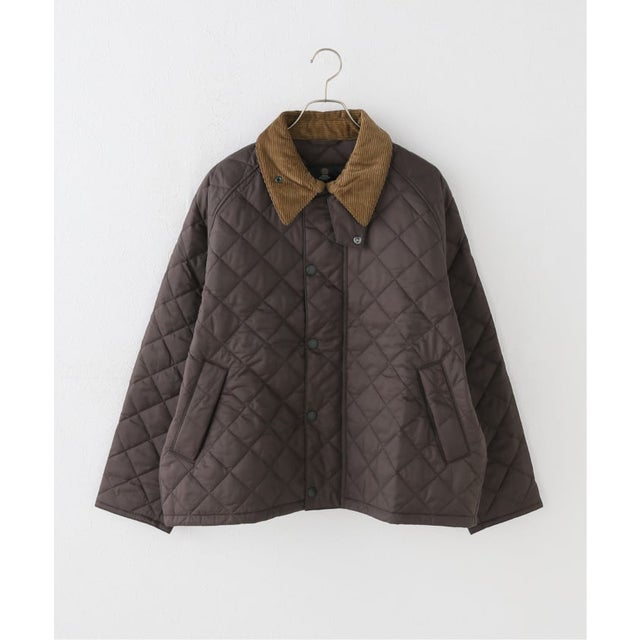 【Barbour/バブアー】 TRANSPORT QUILTED JACKET （ブラウン）
